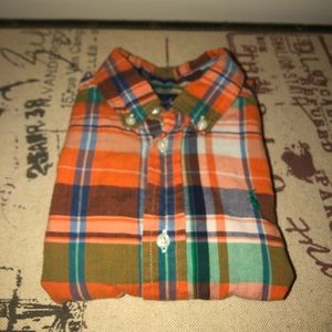 Ralph Lauren Plaid Cotton Poplin Shirt
